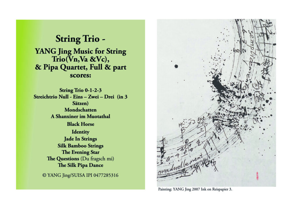 Strings Trio- YANG Jing Music for String Trios