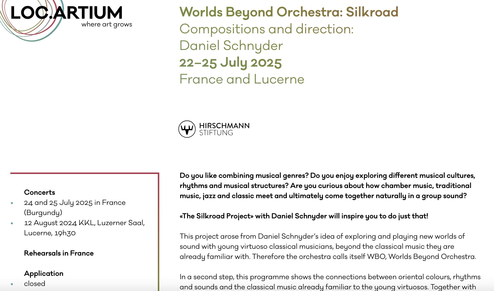 Worlds Beyongd Orchestra: Silkroad